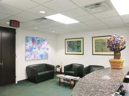 Reception + waiting area