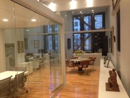 Main Room with 2 side by side offices and conference room