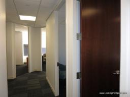 Offices in hallway next to each other