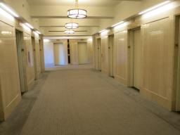Remodeled elevator lobby