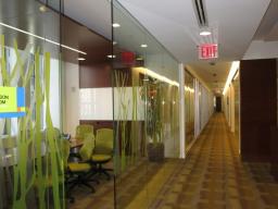 Conference room immediately off reception