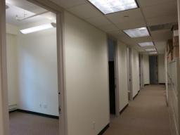 Hallway and office