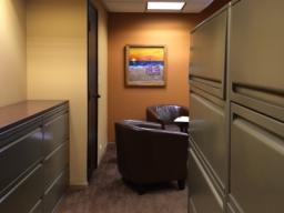 Private entrance into the suite 