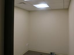 Interior office with pocket door