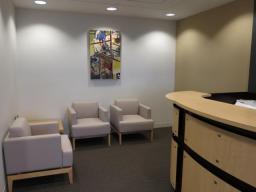 Reception and waiting area
