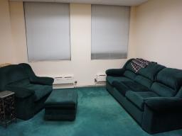 Lounge area in dedicated conference room