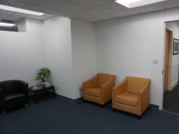 Tasteful reception area