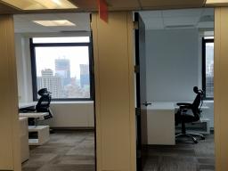 2 FURNISHED WINDOWED OFFICES and 1 WORKSTATION- AMAZING VIEWS, CONFERENCE ROOM,  AND OWN ENTRANCE 