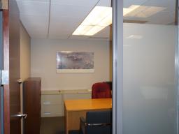 Interior office with side-light
