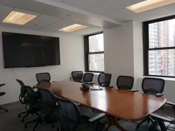 Large, windowed, fully provisioned conference room
