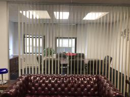 Glass wall conference room