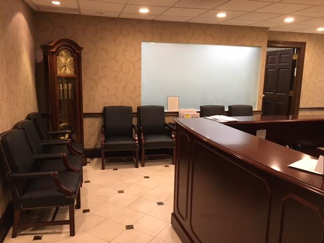 Reception area