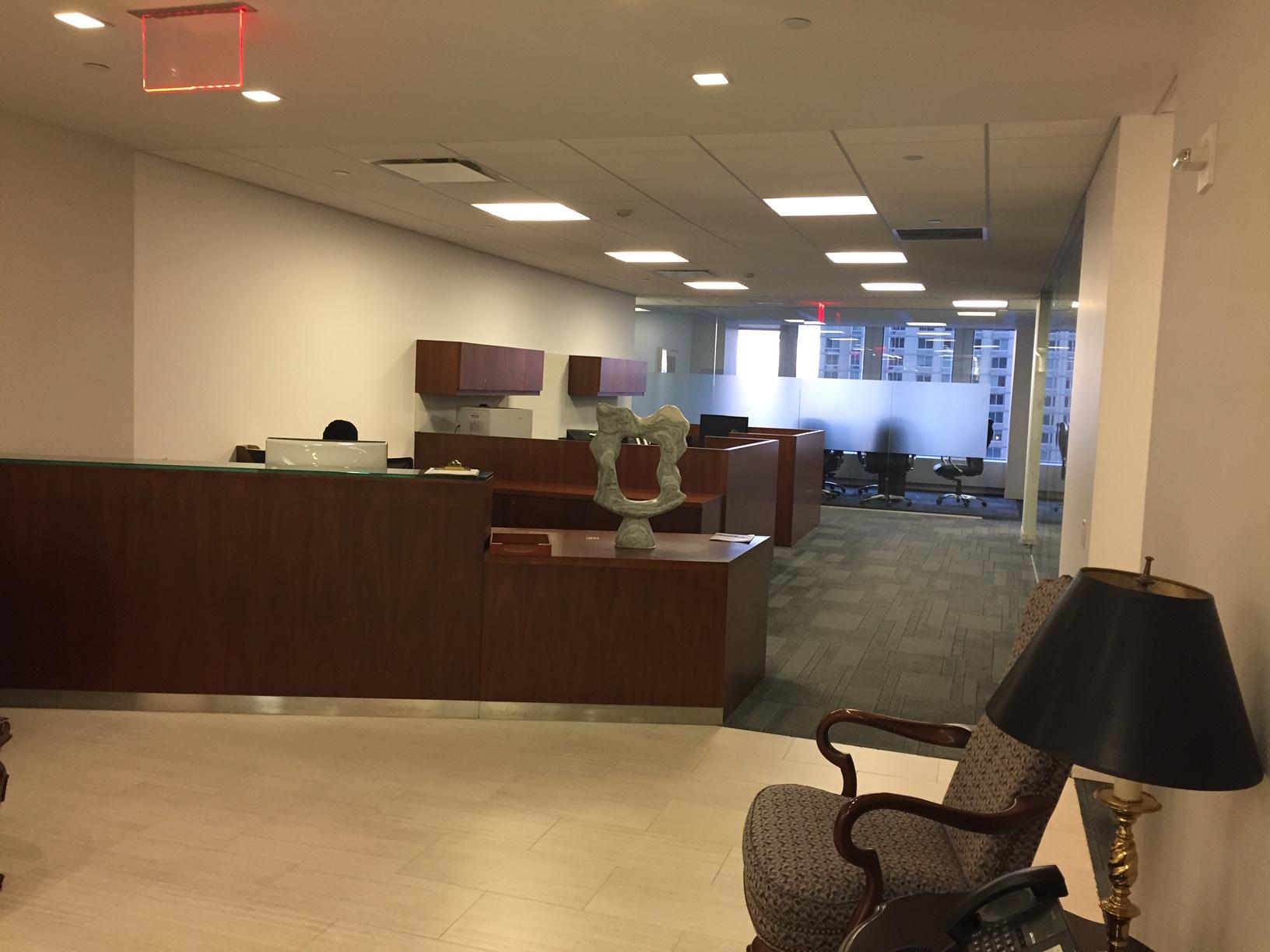 High end reception area + Conference room