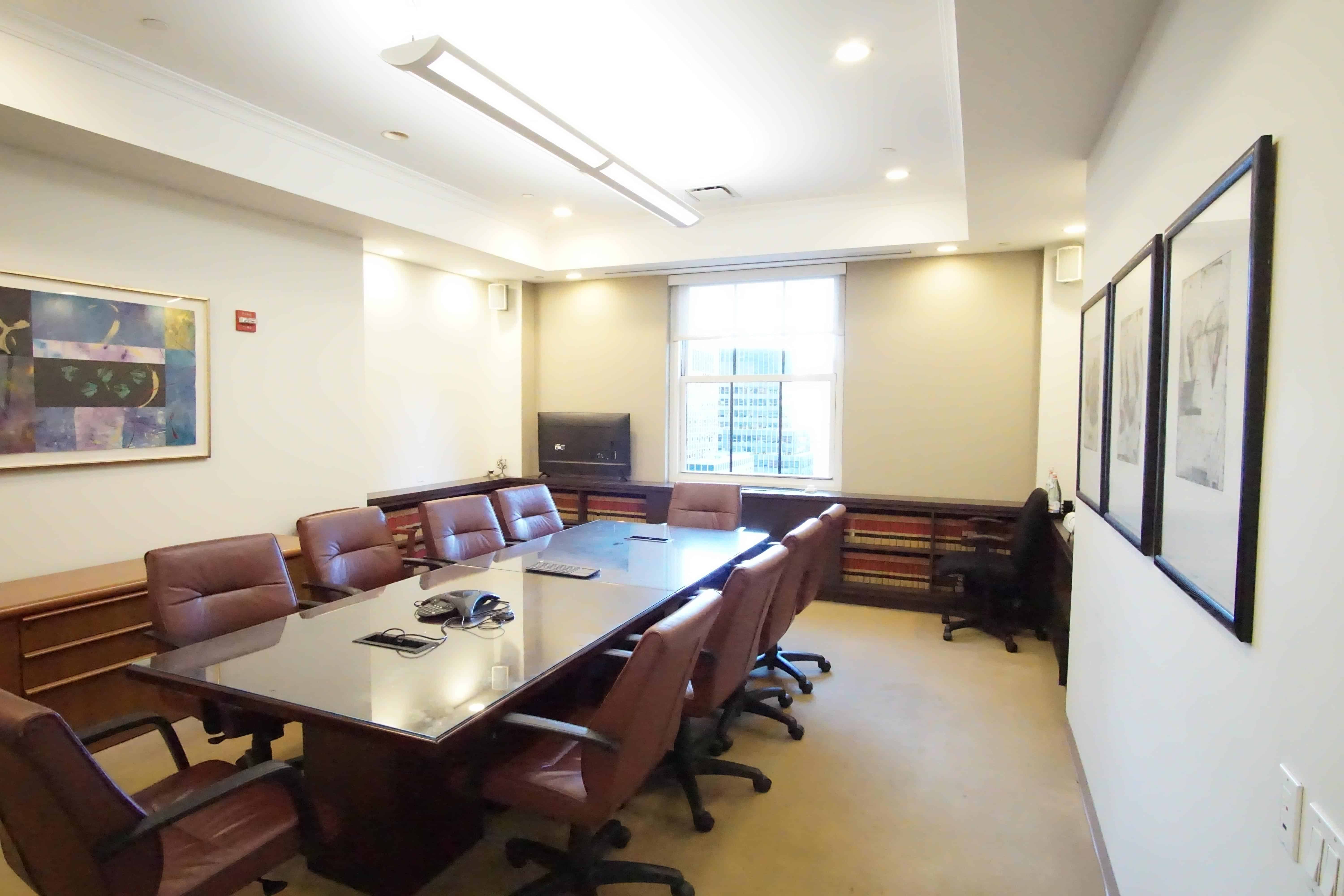 Windowed conference room