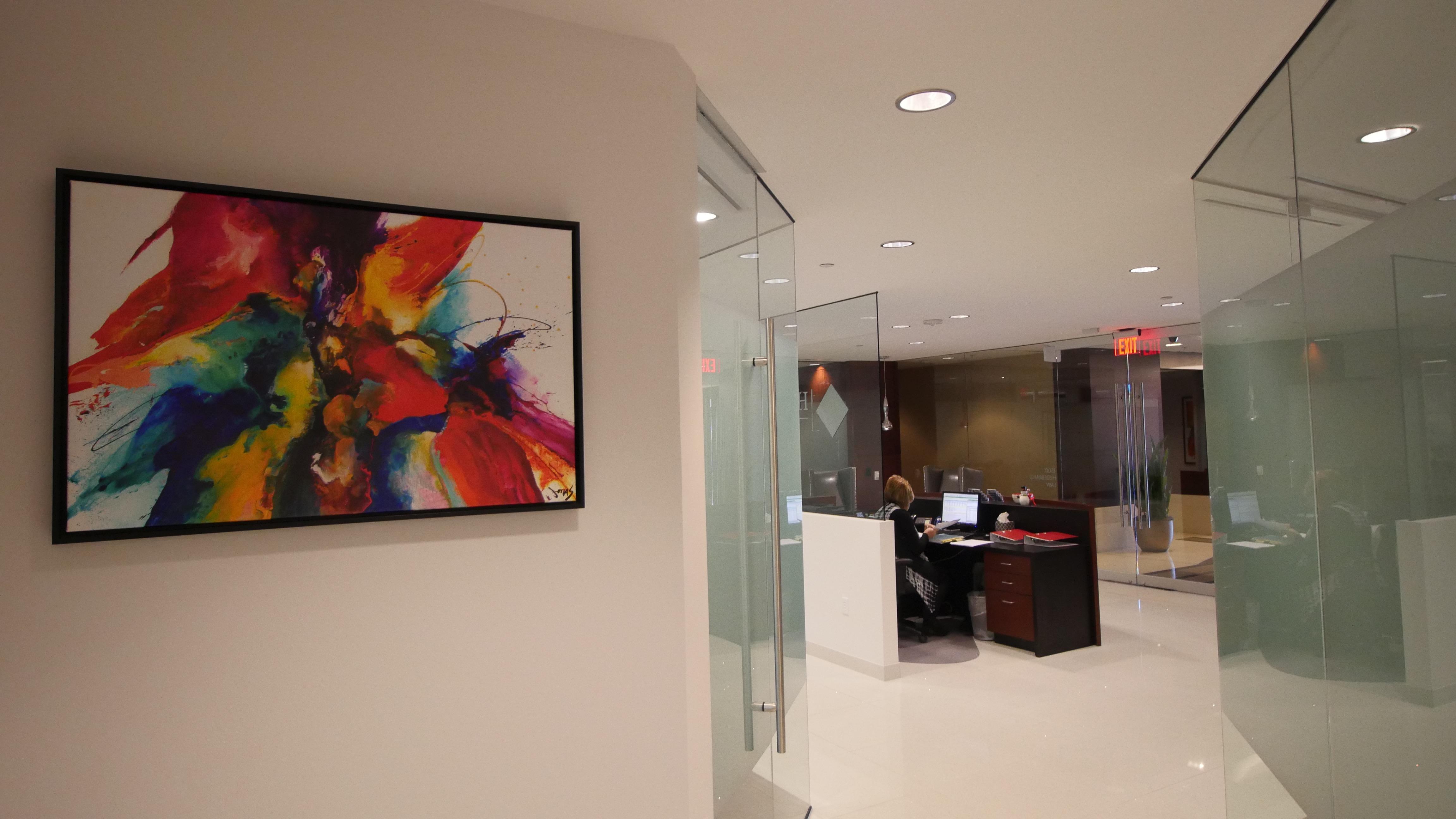 Common Area Hallway Leading From Lobby to Offices