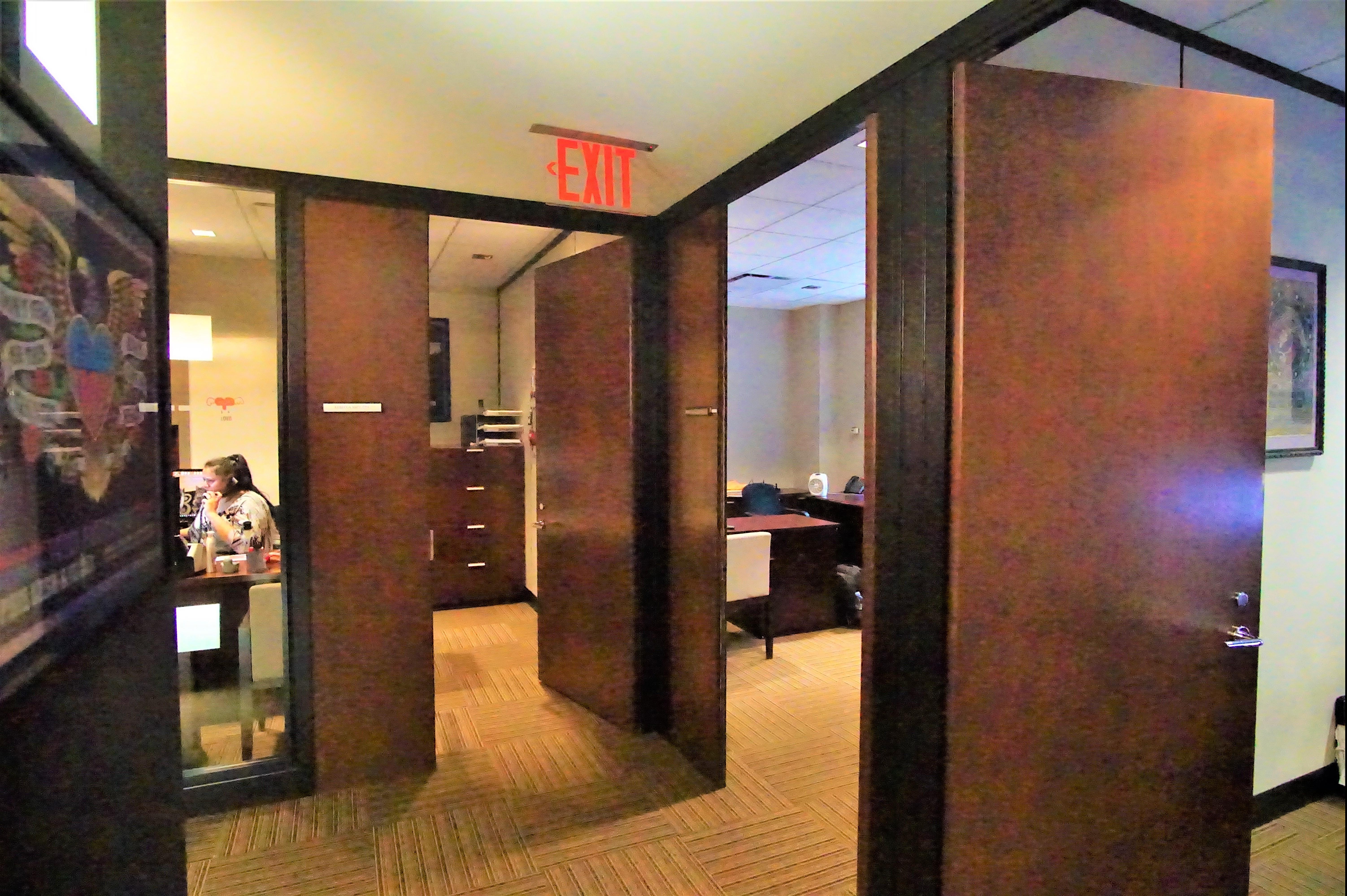 An available office (right)