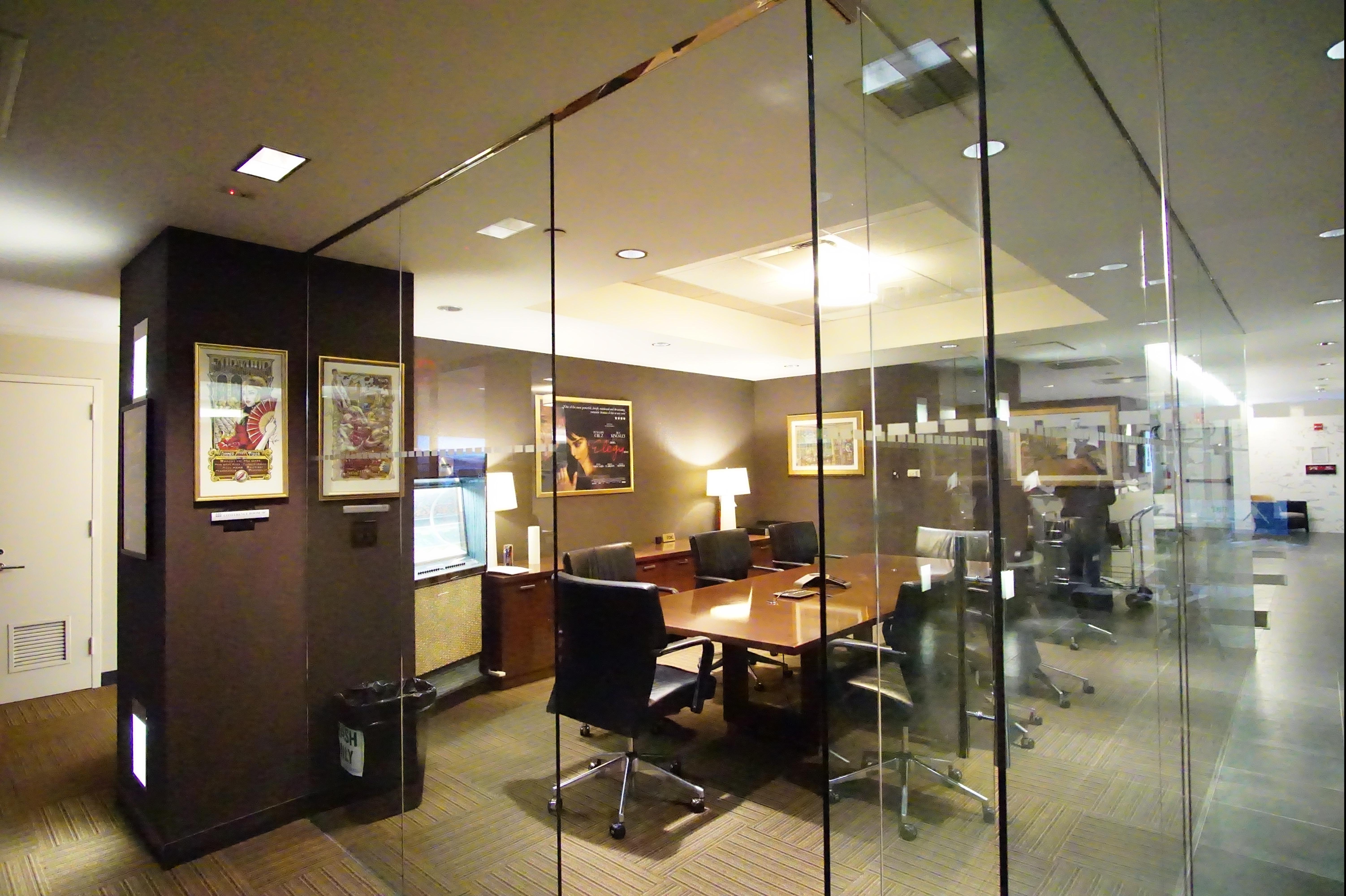 Glass conference room