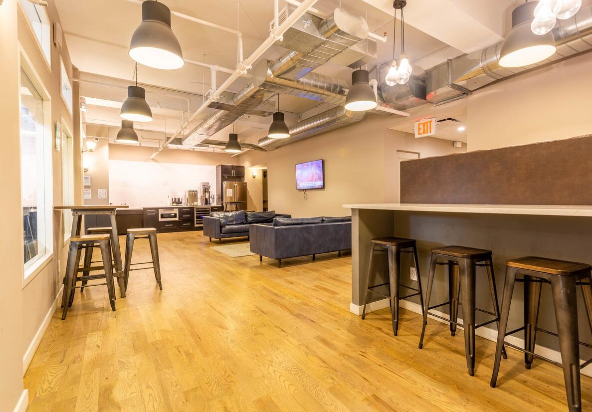 3rd fl. lounge at 90 Broad St.