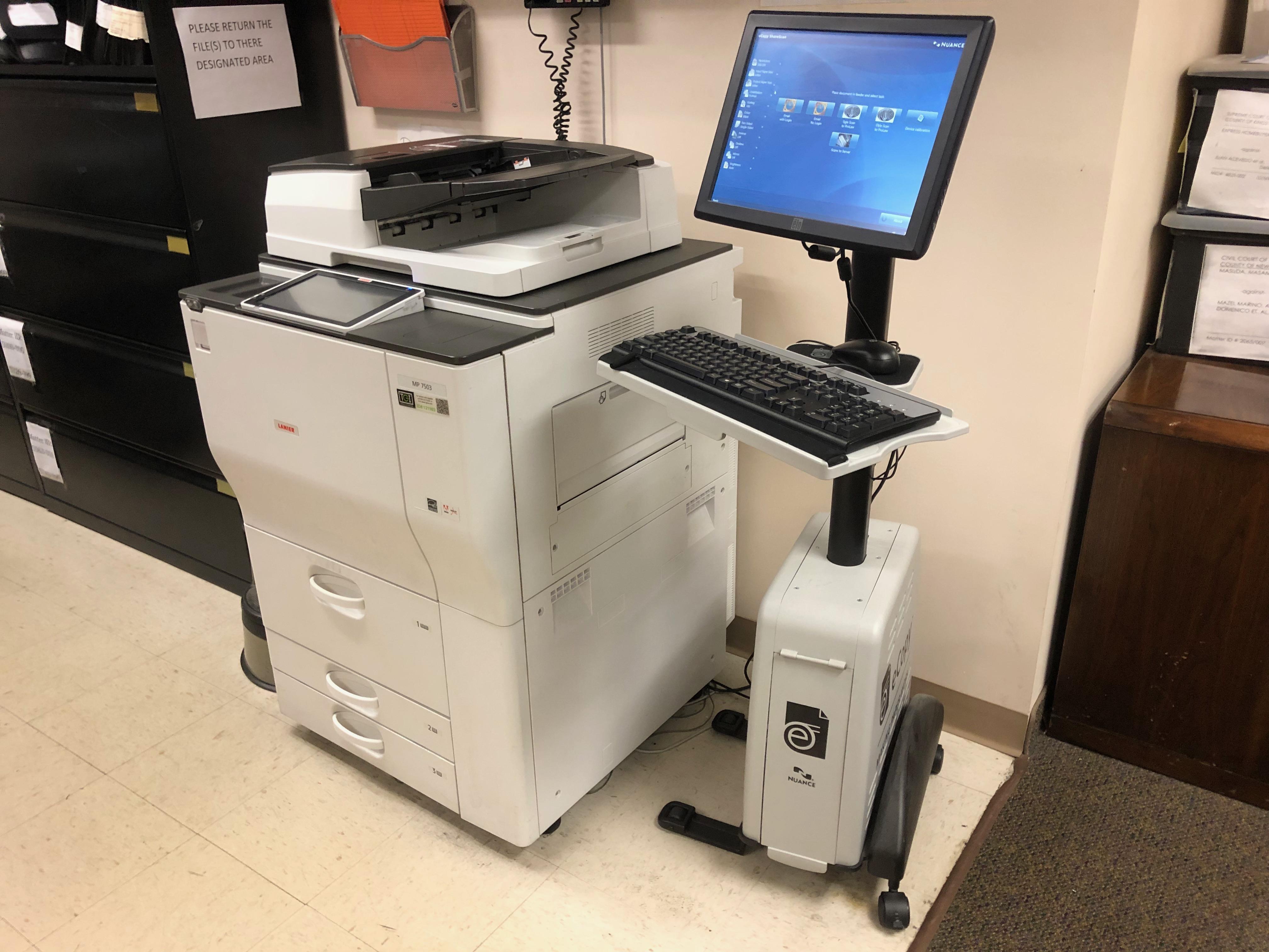 copier, scanner, fax machine, and printer