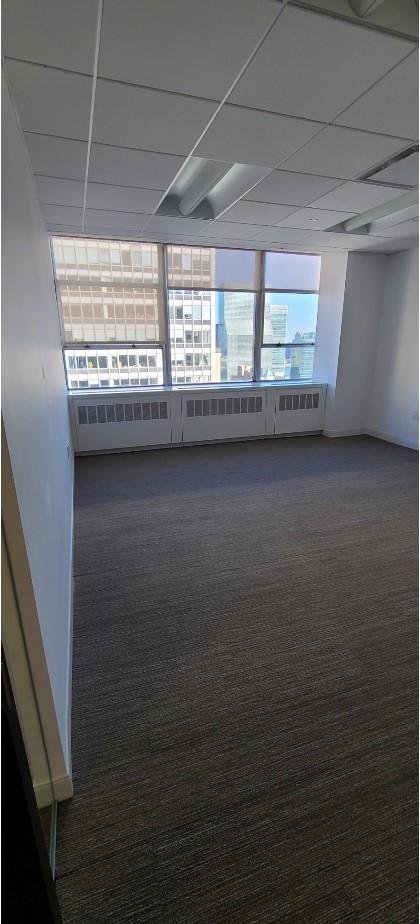 Very deep large windowed office