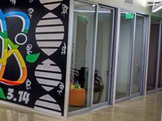 Interior glass wall offices also available