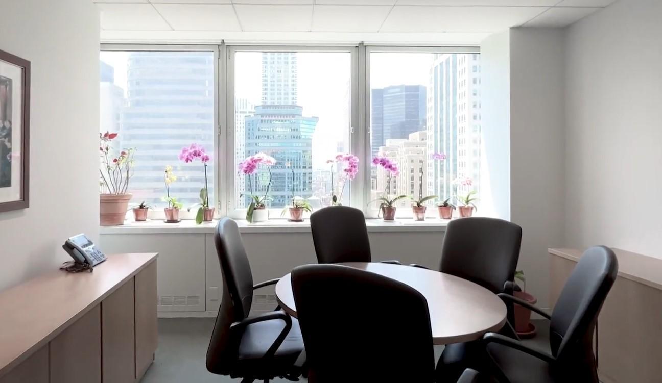3 window office example