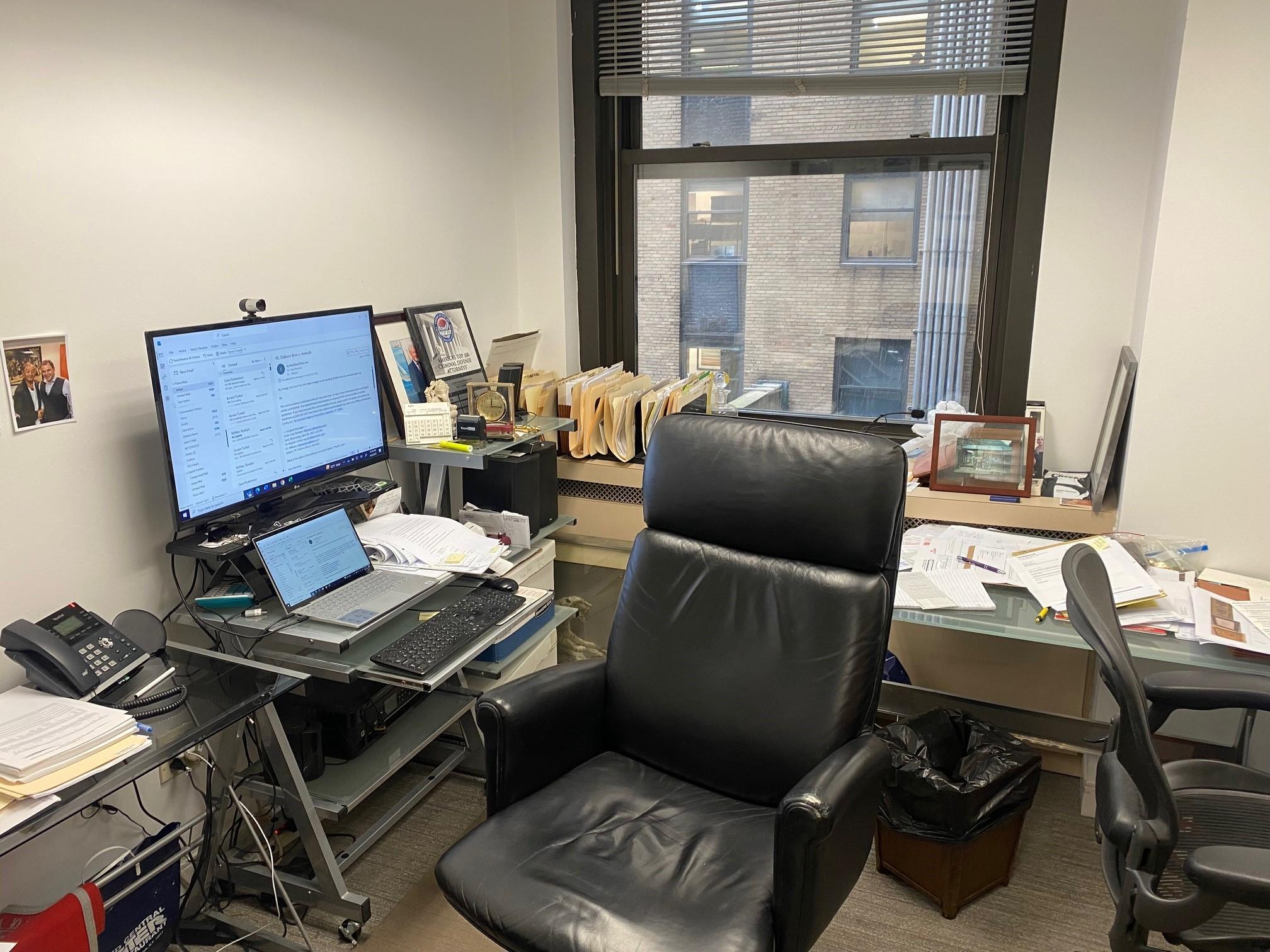 Available office will be clean and empty