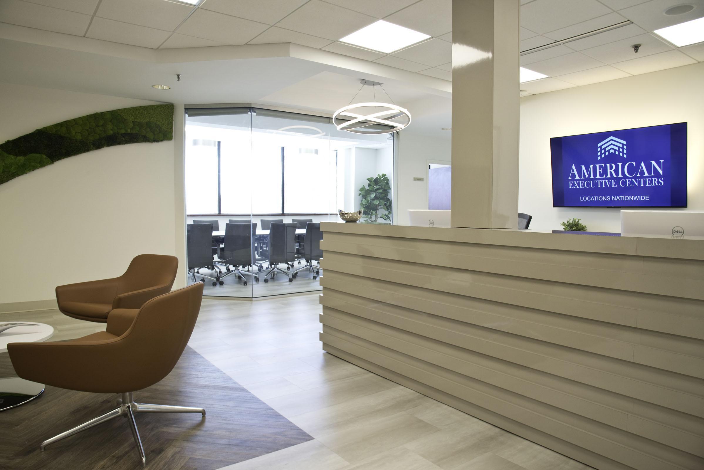 Receptionist area staffed during business hours