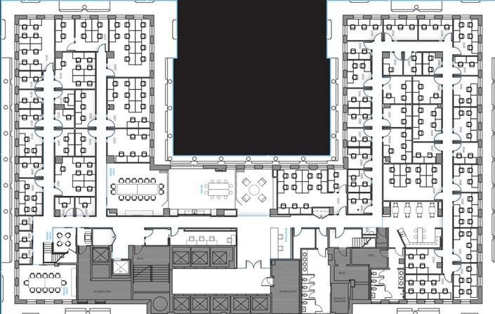 Efficient floor plan - modern space throughout