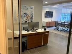 Glass door entrance