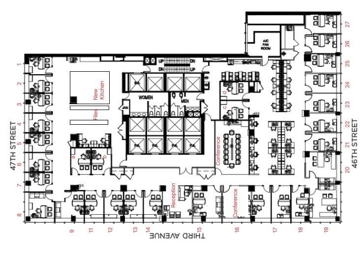 Office sublet at 747 Third Avenue, New York, NY