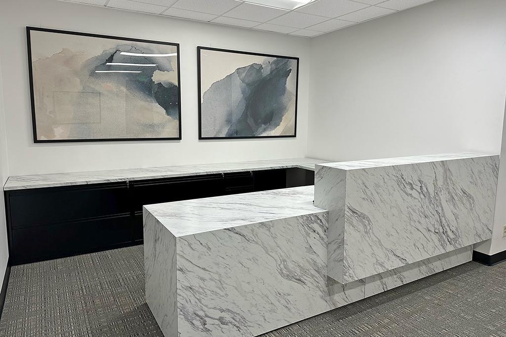 Reception area