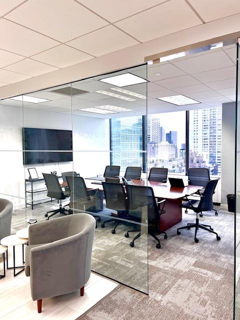 Conference room adjacent to reception