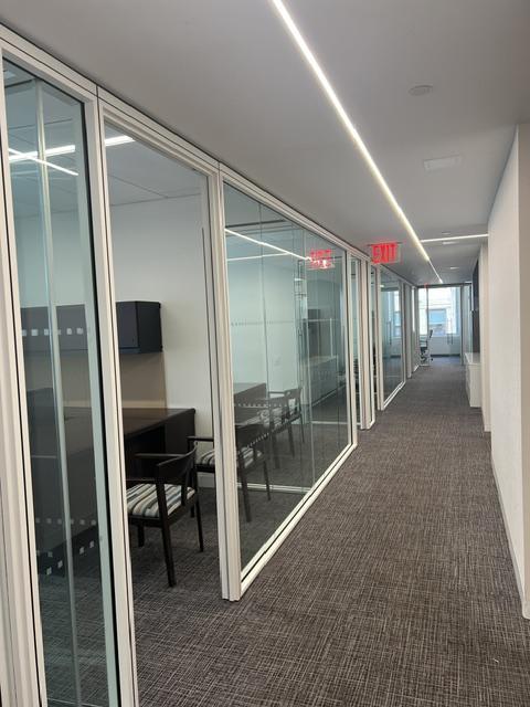 Row of windowed offices